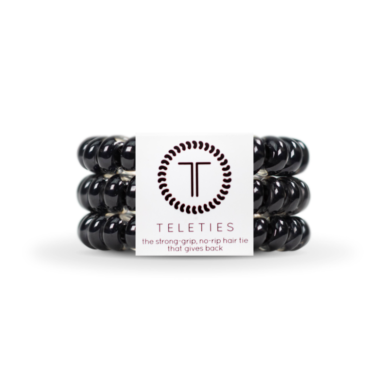 TELETIES Jet Black Large