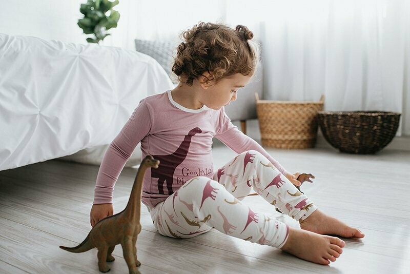 Kickee Pants L/S Pajamas- Paleontology