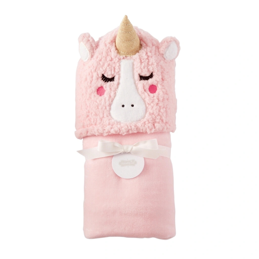 MudPie Unicorn Baby Hooded Towel