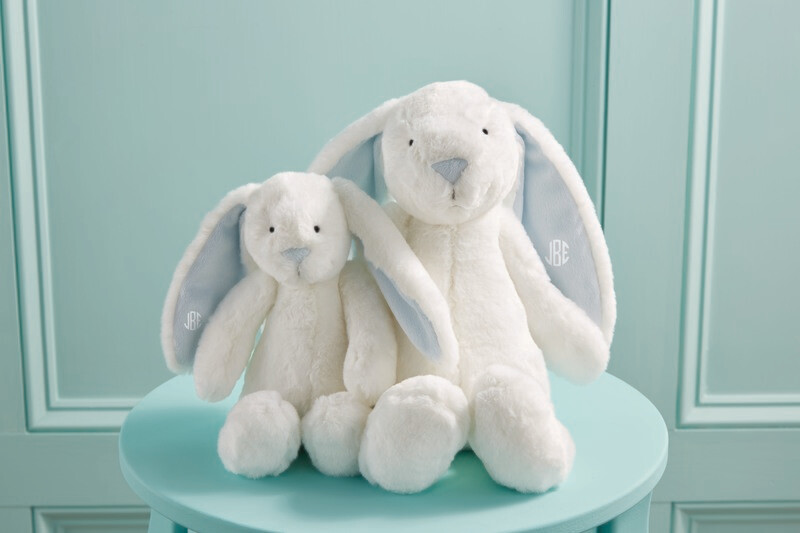 MudPie Plush Blue Bunny