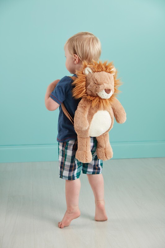 MudPie Lion Plush Backpack