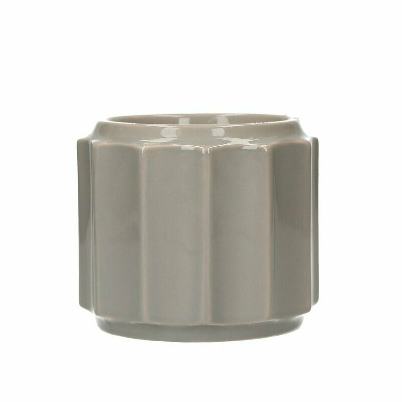 Electric Candle Warmer- Banded Grey