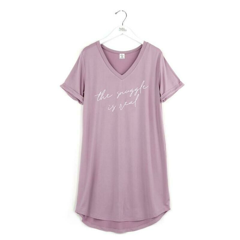 Hello Mello Let Me Sleep Shirt, Snuggle Is Real