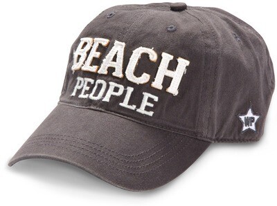 Beach People Hat- Dark Gray