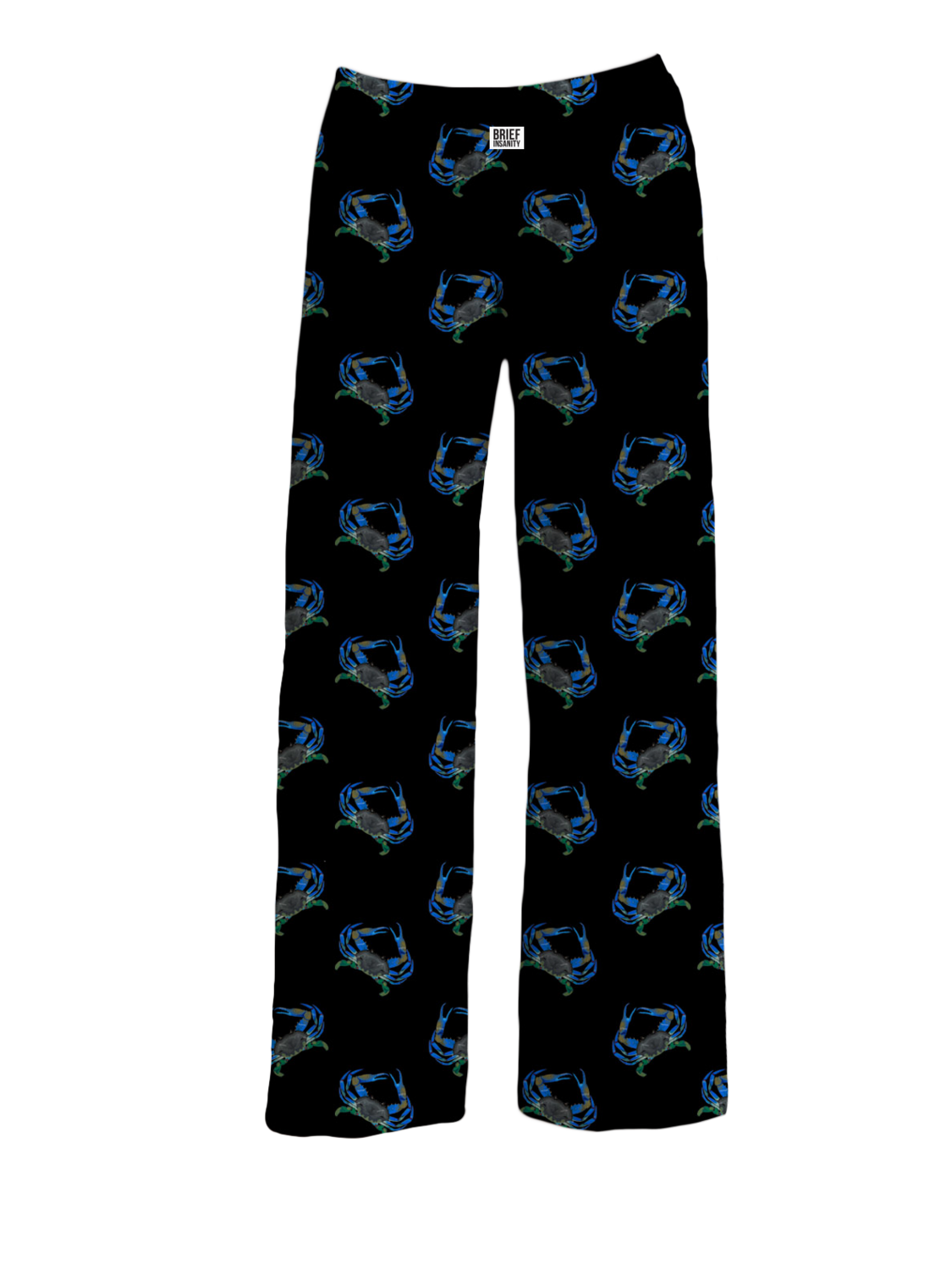 Brief Insanity Pajama Pants- Blue Crab