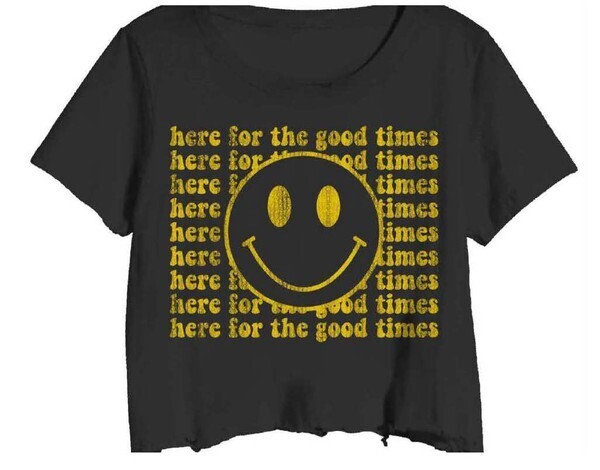 Here For The Good Times Crop Top