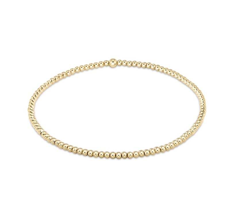 enewton Classic Gold 2mm Bead Bracelet 