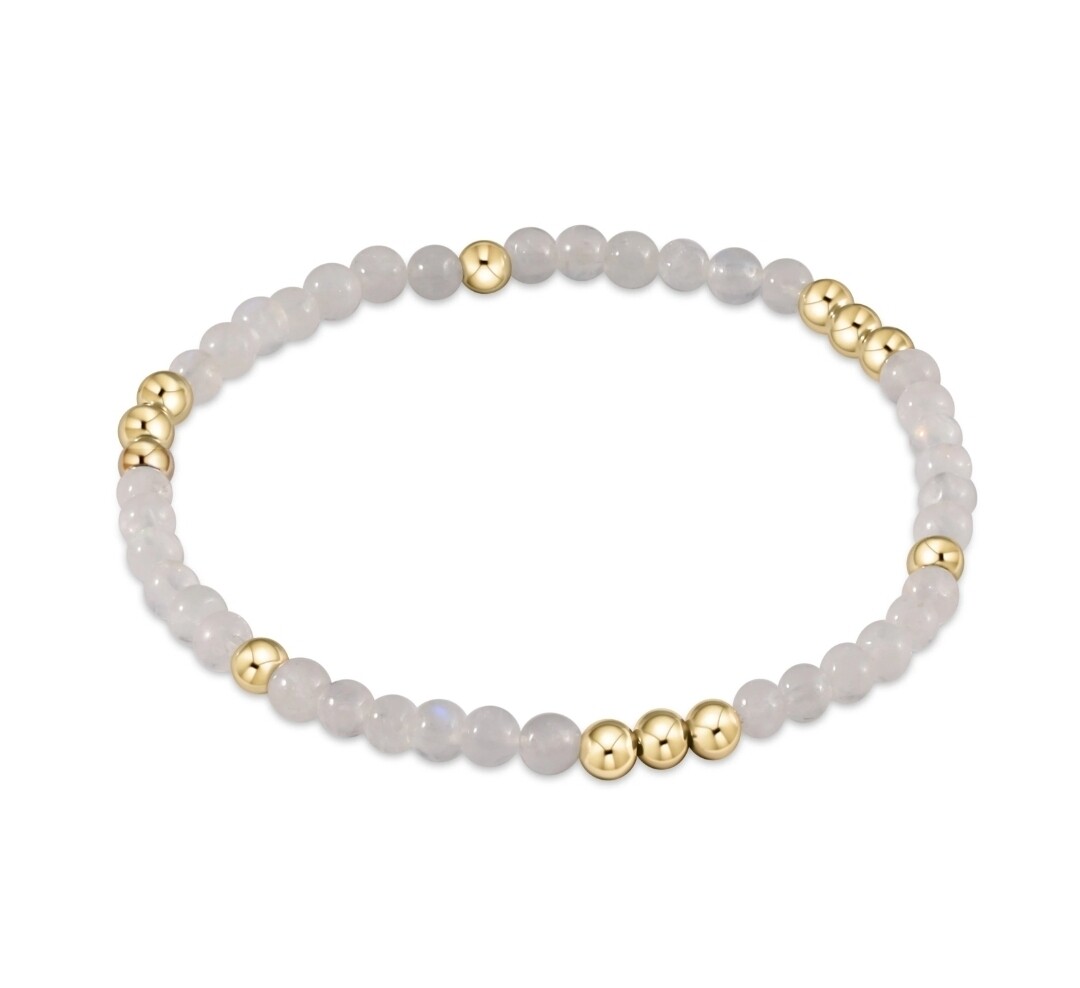 enewton Worthy Pattern 4mm Bead Bracelet - Moonstone