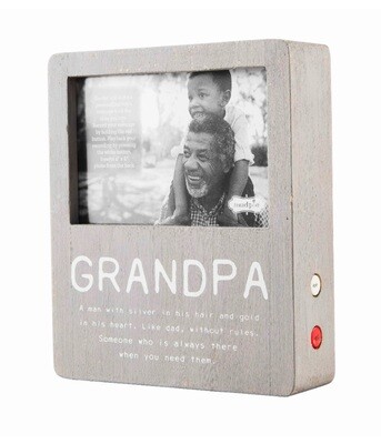 Mud Pie 4x6 Grandpa Voice Recorder Frame