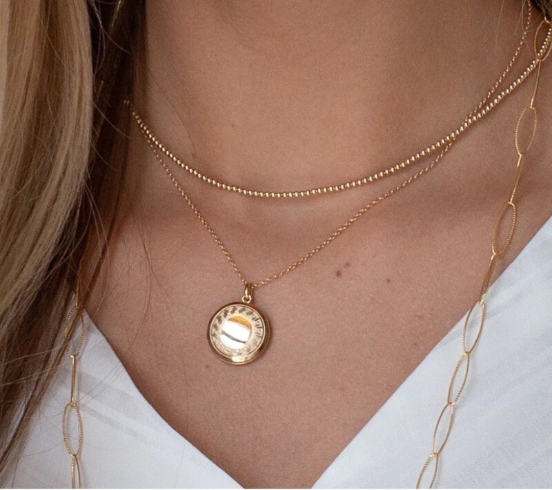 enewton 16" Necklace Gold -Cherish Small Gold Locket