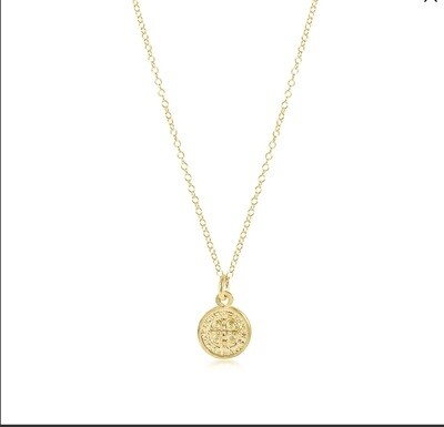 enewton 16" Necklace Gold - Blessing Small Gold Charm