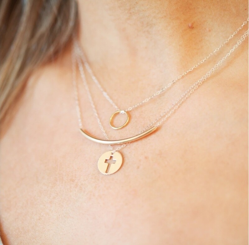 enewton 16" Necklace Gold - Halo Gold Charm