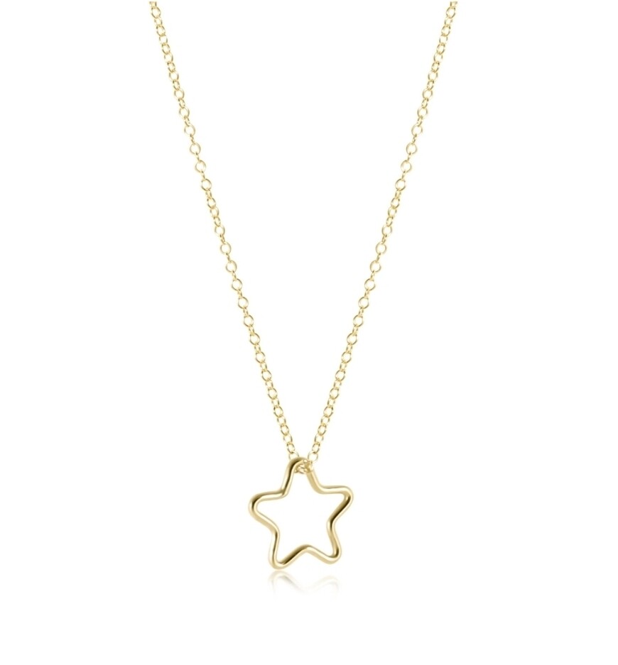 enewton 16" Necklace Gold - Star Gold Charm