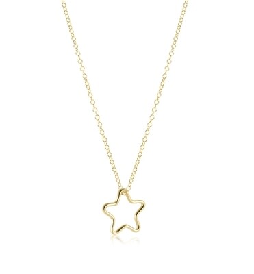 enewton 16" Necklace Gold - Star Gold Charm