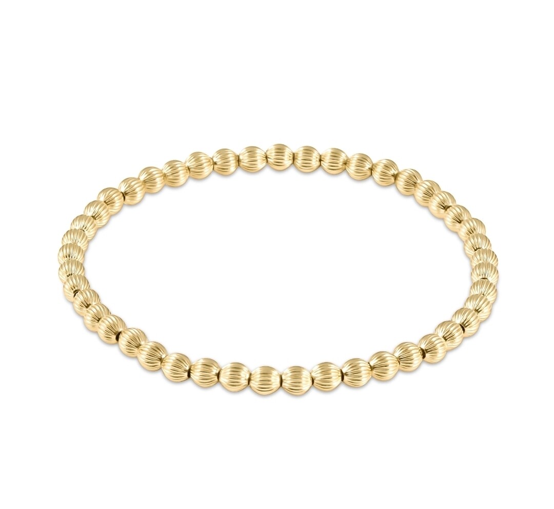 enewton Dignity Gold 4mm Bead Bracelet
