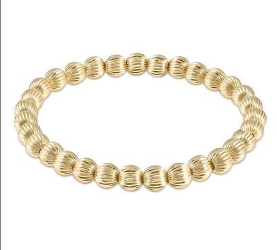 enewton Extends - Dignity Gold 6mm Bead Bracelet