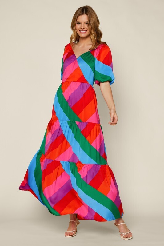 Magnificent Multicolor Maxi Dress