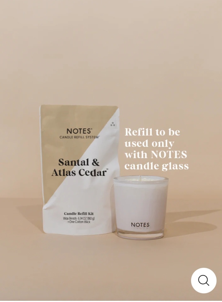 Notes Candle Review: Candle Refill System - Organic Beauty Lover