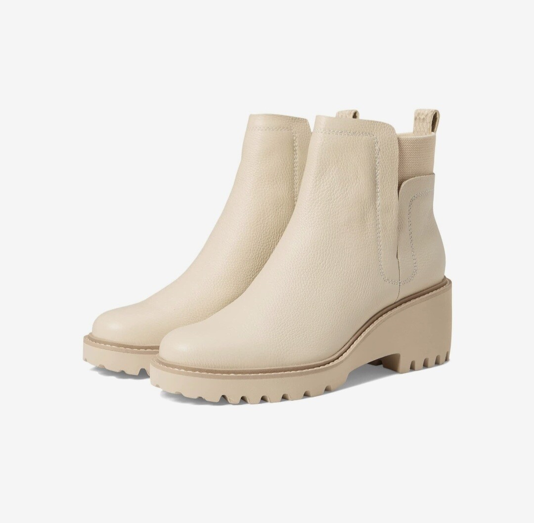 Dolce Vita Huey H2O Off White Leather Boot