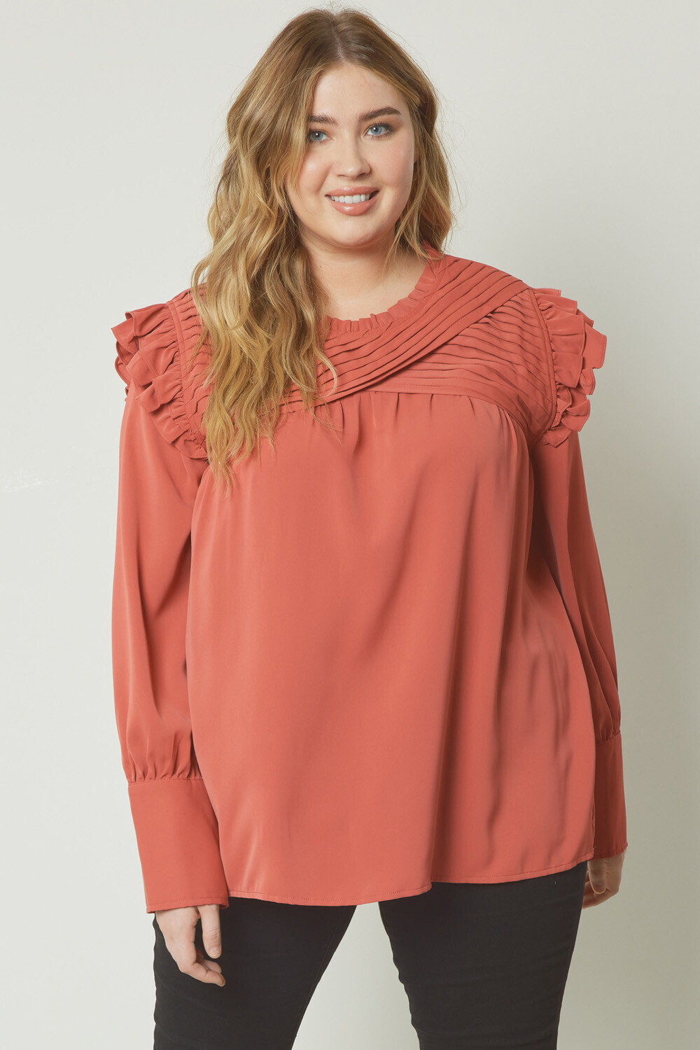 How It Started L/S Top, CURVY