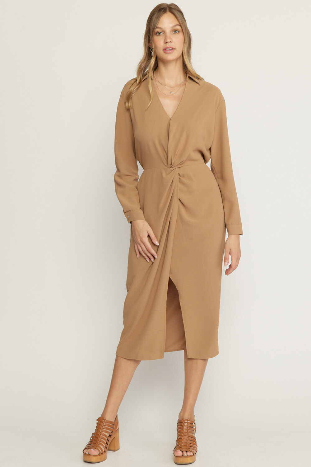 Striking Style Midi Dress