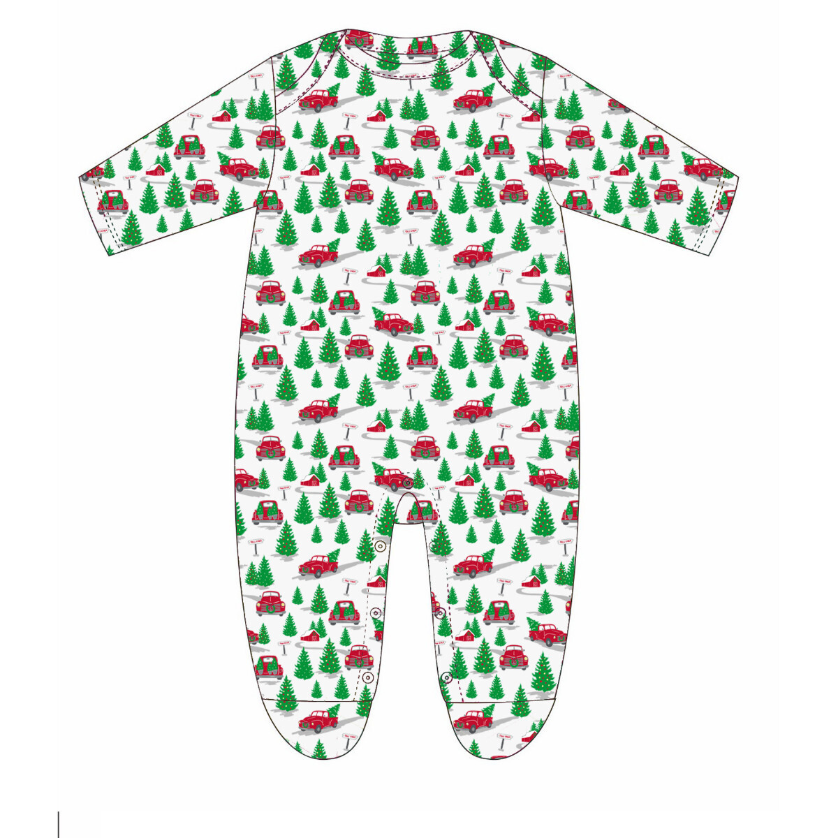 Kids Christmas Traditions L/S Onesie