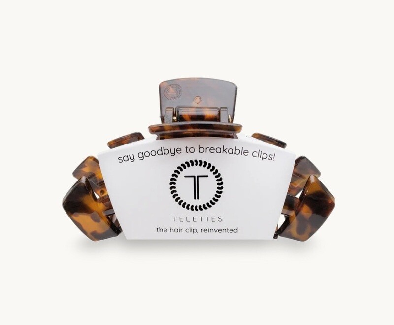 Teleties The Hair Clip -Tortoise Medium