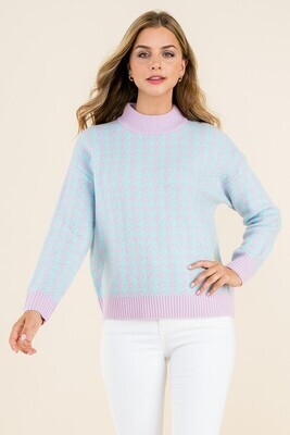 Welcoming Spring Print Sweater
