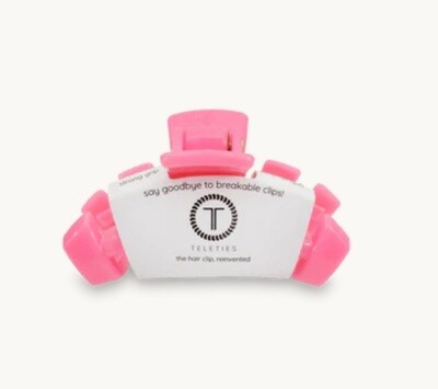Teleties The Hair Clip -Hot Pink Tiny