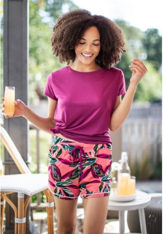Hello Mello Dream Tee, Plum