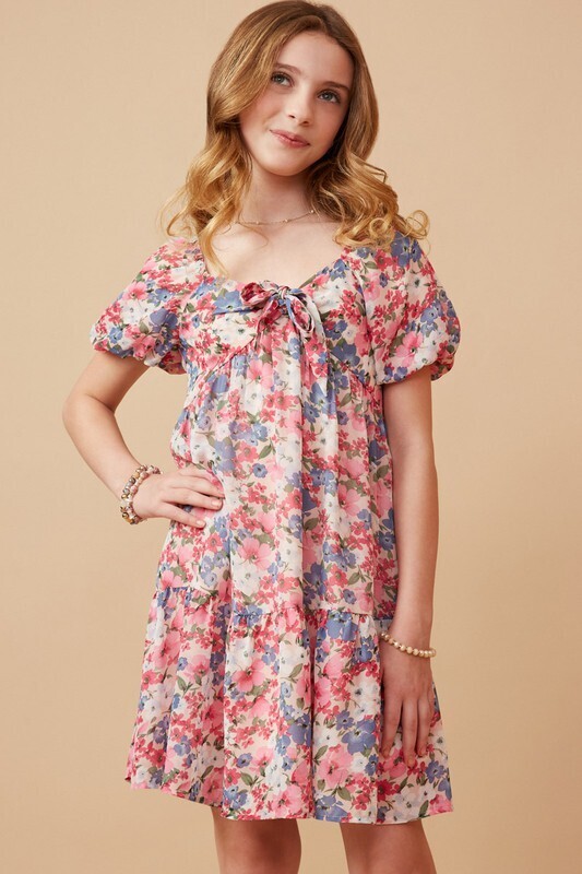 Jessica Floral Print Dress TWEEN