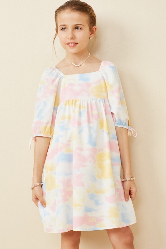 Danielle Pastel Print Dress TWEEN