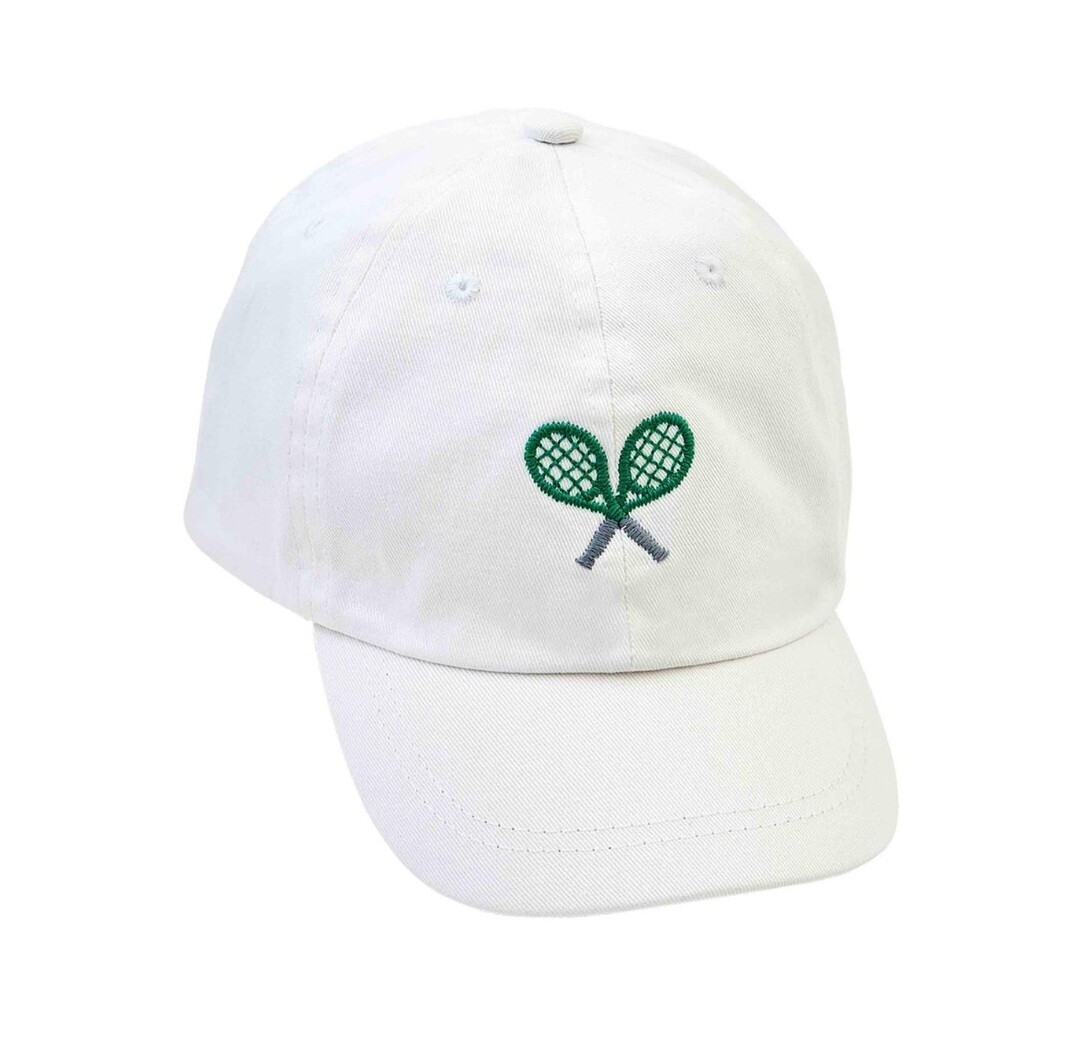 Mud Pie Tennis Embroidered Hat - Child