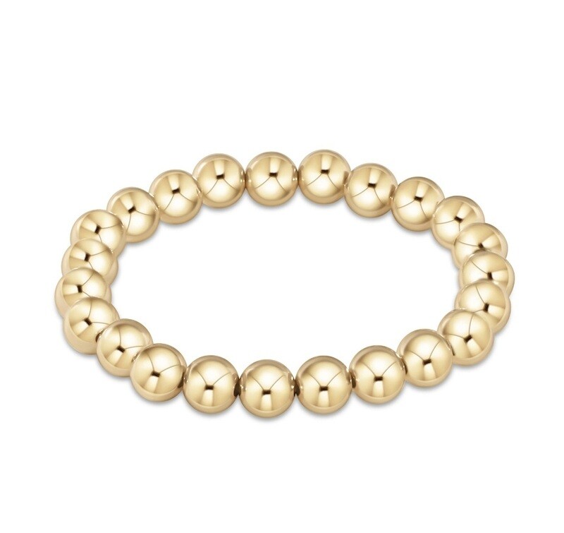 enewton Extends -Classic Gold 8mm Bead Bracelet