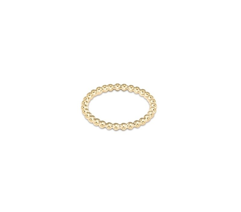 enewton Classic Gold Bead Ring