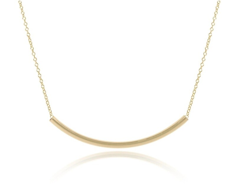 enewton 16&quot; Necklace Gold - Bliss Bar Small Gold 