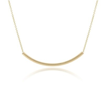 enewton 16" Necklace Gold - Bliss Bar Small Gold 