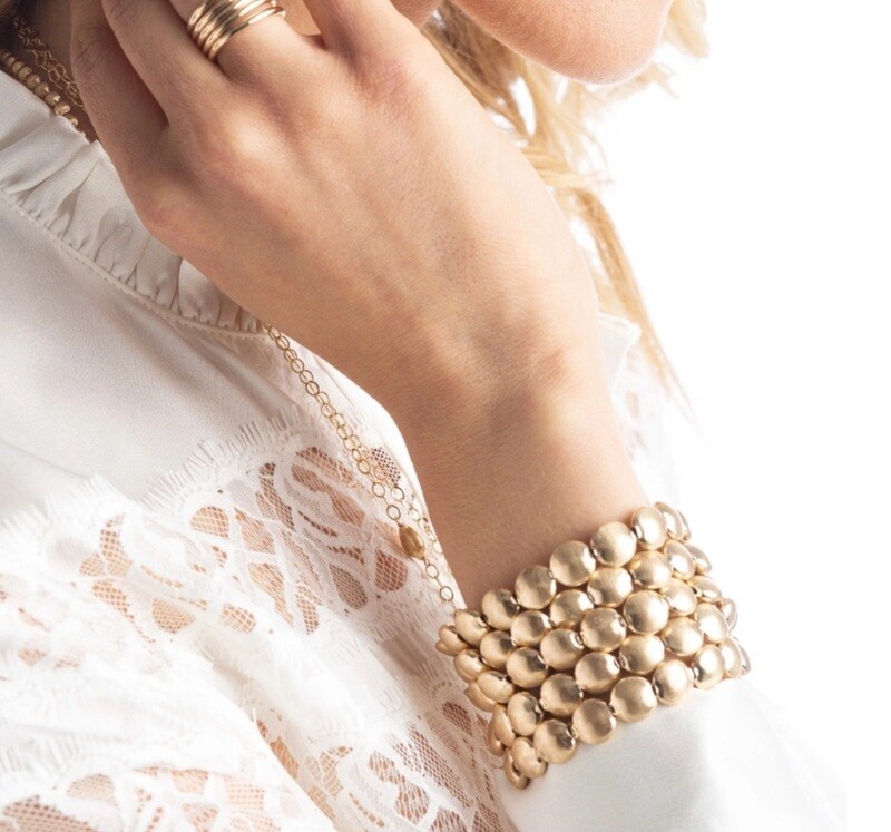 enewton Honesty Gold 10mm Bead Bracelet