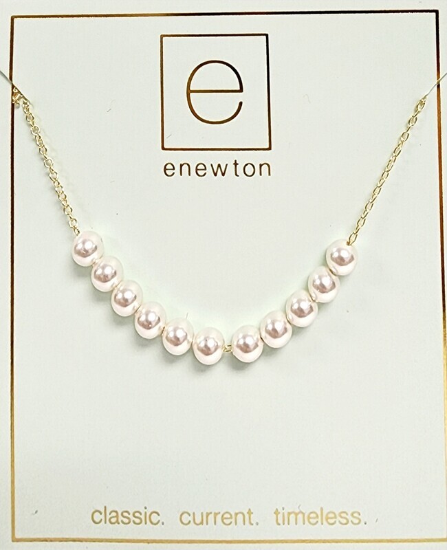 enewton 16&quot; Necklace Gold - Classic Beaded Bliss - 4mm Pearl 