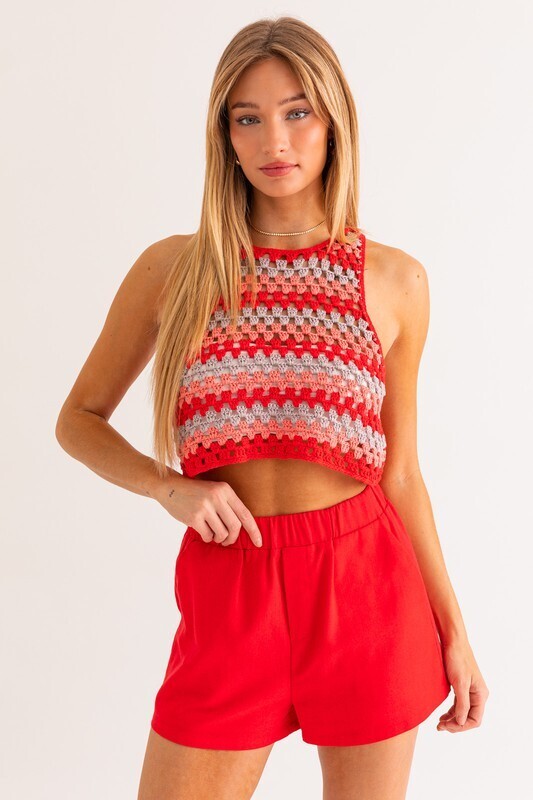 Woven With Love Crochet Top