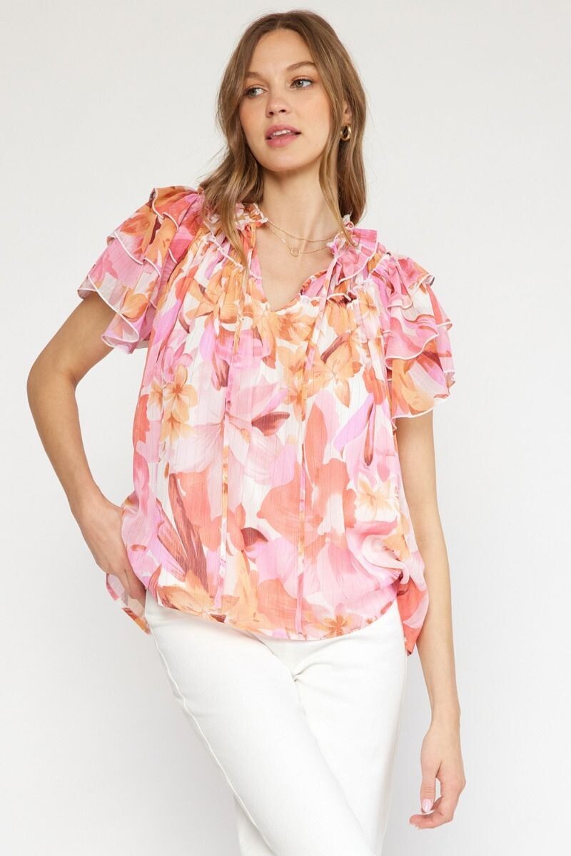 Carefree Style Print Top