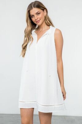 Seeing White Textured Dress