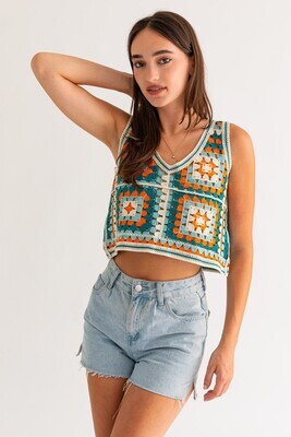 Off The Path Crochet Top