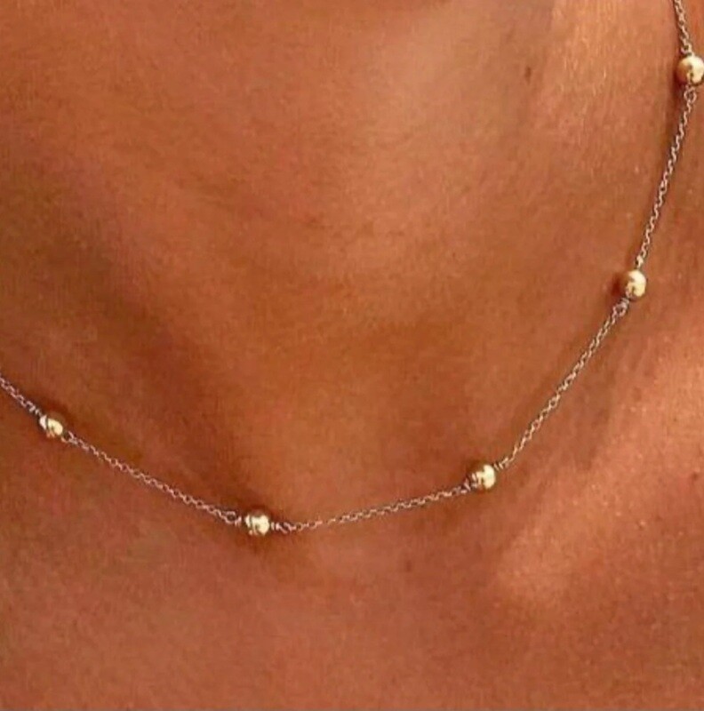 enewton Choker Simplicity Chain Gold-Classic4mmBe
