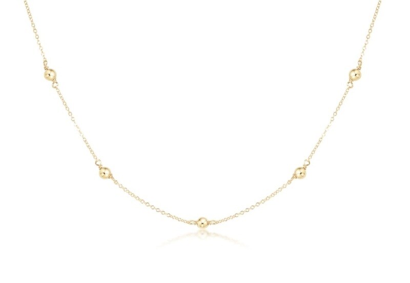 enewton Choker Simplicity Chain Gold-Classic4mmBe
