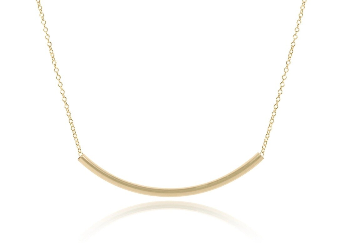 enewton 16&quot; Necklace Gold - Bliss Bar Smooth