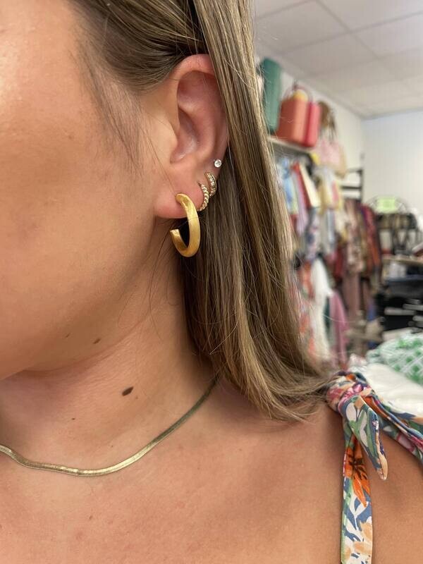 Betty Carre Yael Small Round Hoop 
