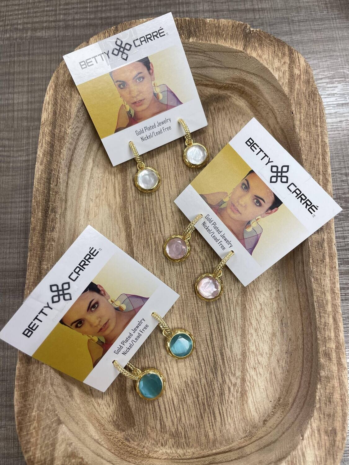 Betty Carre Amalfi Hoops w/Stone