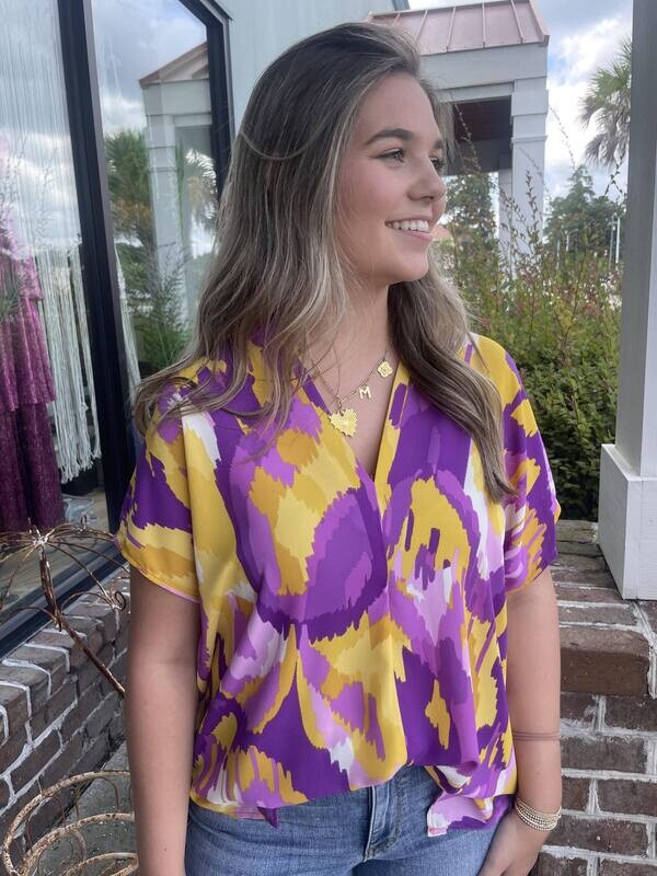 Willow Top CURVY, LSU Spirit