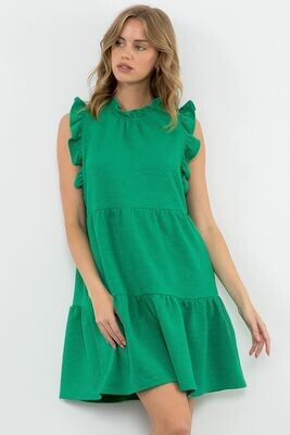 Holding On Textured Dress